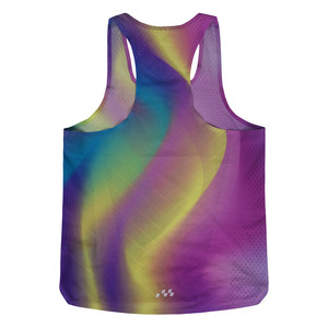 Áo ba lỗ thể thao chạy bộ cá tính, chất liệu lưới, dành cho nam - Product Image 2