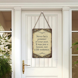 Spot anglais inspirant suspendu peinture salle de classe affiche bureau décoration de la maison <span class=keywords><strong>porte</strong></span> plaque pendentif en bois étiquette volante - Product Image 5