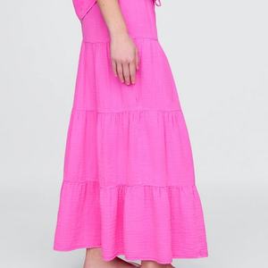 Nueva Colección de Conjuntos Casuales de Lino para Mujer, Venta Especial, OEM, Traje de Dos Piezas de Gasa de Algodón para Primavera/Verano - Product Image 3