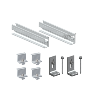 Supports de montage solaire pour toiture, système de rails en aluminium, structure de montage complète pour panneaux solaires, pour tous types de toitures |   Art Sign - Product Image 4