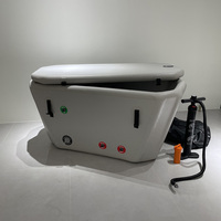 Pvc Cold Plunge Tub Bain De Glace Portable Piscine Plunge Froide Gonflable Avec Sacs À Dos Et Kits De Réparation