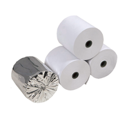 Rouleau de papier thermique en ramette, prix de gros direct usine Chine, 80x80 mm, 70 g/m², blanc simple, pour caisse enregistreuse, OEM ODM, 3 marques principales