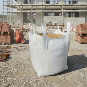 ถุงจัมโบ้ขนาดใหญ่ 1.3 ตัน ทำจากพลาสติก PP รีไซเคิลได้ สำหรับบรรจุเมล็ดพืช ถุง FIBC - Product Image 1