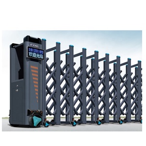 Hot bán tự động Hợp kim nhôm đường lái xe có thể thu vào cửa với an toàn điều khiển từ xa cho căn hộ sử dụng - Product Image 5