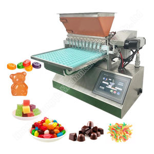 Depositor Fudge Molding 20l Volumen Bear Gummy equipo de vertido pequeña máquina de dulces maquinaria para gelatina Gummies fabricación de dulces - Product Image 3