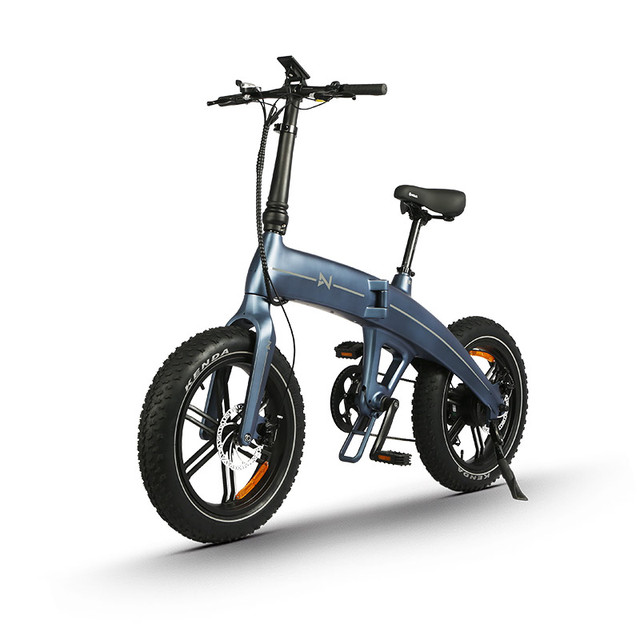 2023 New Foldable Fat Tire Magnesium Alloy Bike 20inch Electric Bicycle Folding Fat E-bike 36v 15Ah Battery 250W/500W/750W