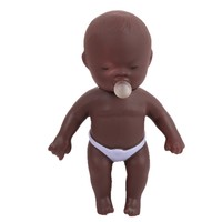 Best-seller transfrontalier Heiwa Vinyl Bubble-blowing Big Black Doll Squeezable Stress-relieving Novelty Toy Unisex Made China 14