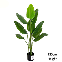 Plante artificielle de bananier du voyageur, aspect naturel, 90/120/150 cm, pour la décoration