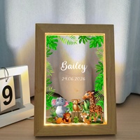 Lámpara LED con Marco de Canción Personalizada, Placa de Música con Foto Personalizada, Luz con Estilo de Canción, Regalo para Parejas, Aniversario, San Valentín, Navidad