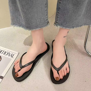 Sandales plates en caoutchouc respirantes pour femmes, mode printemps, intérieur/extérieur, plage, couleur personnalisée - Product Image 2