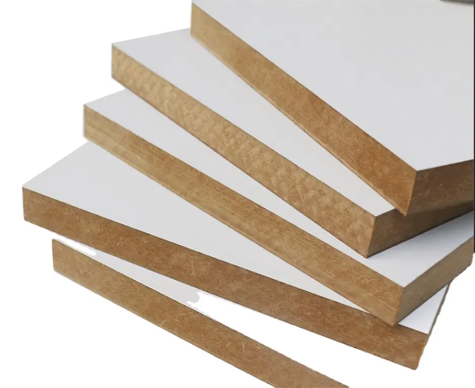 ไฟเบอร์บอร์ด/เมลามีน mdf board/HDF/18 มม.เมลามีน mdf mdf