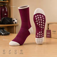 Chaussettes de football en Spandex et Nylon avec embout renforcé, semelle Match Grip Berry Pearl Grip, ajustement parfait pour les chaussures de football, taille personnalisée