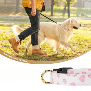 Charm Cute <span class=keywords><strong>Unique</strong></span> Pattern Verstellbare Halsbänder Baumwolle Handgemachtes Hunde halsband mit Sicherheits metall für kleine mittelgroße Welpen - Product Image 5