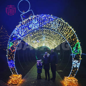 Grandes lumières LED de Noël en forme d'arche IP65, designs personnalisés pour une utilisation en intérieur, pour les festivals et les mariages - Product Image 3