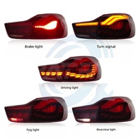 Feux arrière OLED à l'échelle de dragon fumée rouge de conception nouvelle pour BMW F30, feux arrière F35, feu arrière de haute qualité