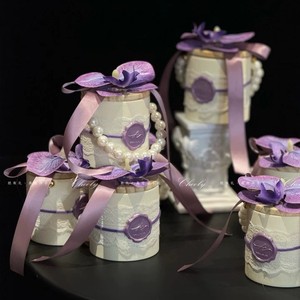 Chinese-style Creative Round <strong>Wedding</strong> Candy <strong>Boxes</strong> Tube <strong>Boxes</strong> Empty Candy Jars, Wooden Storage <strong>Boxes</strong> Cylinder for <strong>Wedding</strong> - Product Image 2