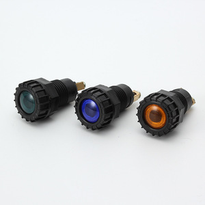 ไฟแสดงสถานะ LED สำหรับรถยนต์ 12V 24V กันฝุ่น สีฟ้า สีเขียว สีส้ม สำหรับใช้ในยานยนต์ - Product Image 1