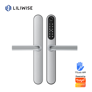 Nuevo Producto Liliwise Ttlock Tuya BLE Cerraduras Inteligentes para Puerta con Wifi, Resistentes al Agua, Delgadas, con Cilindro de Cerradura para Puerta de Aluminio - Product Image 1