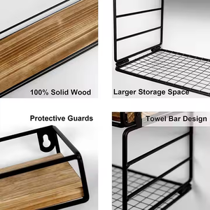 New Kitchen <b>Pull</b>-<b>out</b> Magnetic Shelf Wall Mount Refrigerator <b>Spice</b> <b>Rack</b> Iron Grid No Punching 3 Layer Countertop Storage Holder - Product Image 5