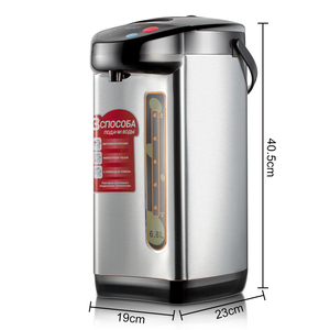 Bouilloire électrique en acier inoxydable de 6,8 L pour le thé et le café chauds Chauffage rapide avec élément de maintien au chaud Portable pour la maison et l'hôtel - Product Image 6