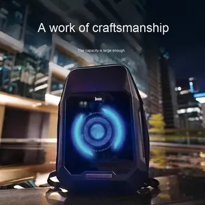 Divoom <span class=keywords><strong>Pixoo</strong></span> CyberBag Bolsa de lona impermeable de gran capacidad Pantalla de píxeles LED para montar en motocicleta Llevar electrónica de consumo - Product Image 6