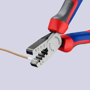 KNIPEX 97 62 145 A Pince à sertir pour embouts (ferrules) avec poignées confortables 145 mm - Product Image 4