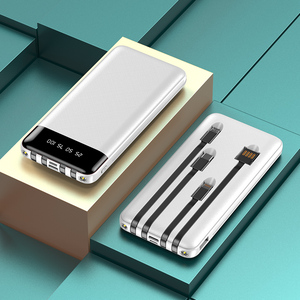 OTE book-Banco de energía con USB, Banco de energía <span class=keywords><strong>iniu</strong></span>, batería de polímero de 10000mAh con cable - Product Image 1