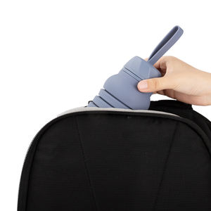 Borraccia pieghevole portatile in Silicone riutilizzabile pieghevole bevanda bollitore all'aperto Sport da viaggio acqua Taza De Agua applicabile - Product Image 5