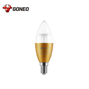 Goneo Phong Cách Mới Bảo Vệ Mắt LED Vàng Nến Ánh Sáng Bóng Đèn 3000K/4000K/6500K Trong Suốt PC Vỏ Bọc - Product Image 5