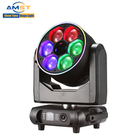 Luz Móvil Profesional de Cabeza Móvil con Láser DJ Bee Eye RGBW de 6x60W, Controlador DMX512, Alto Brillo para Escenarios, Bares, Bodas y Conciertos