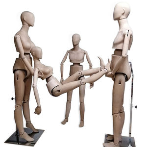 Mannequins complets réglables en bois de hêtre, outil de bricolage, design de mode - Product Image 1