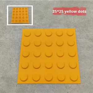 Qingli Ao, venta directa de fábrica, losas de pavimentación Braille de PVC, baldosas antideslizantes para interiores para peatones, baldosas de ladrillos de plástico para carretera - Product Image 3