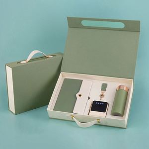 Coffrets cadeaux promotionnels Maxfree en cuir PU de luxe avec impression UV - Carnets, gobelets et parapluies personnalisables - Product Image 3