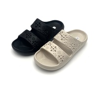 Meilleures ventes, design unique, tongs ouvertes, logo personnalisé OEM, confortables, souples, en EVA antidérapant, pour femmes et dames, pour l'extérieur, toutes saisons