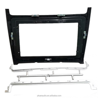 Autoradio Android 9 pouces en vente chaude, cadre adapté à la VW POLO 2012, cadre en plastique ABS, autoradio, cadre de tableau de bord, câble Canbus