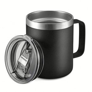 Taza de Café Personalizada de Acero Inoxidable con Doble Pared y Aislamiento al Vacío, con Asa, Termo para Oficina, Viajes, Regalo, Venta al Por Mayor - Product Image 1