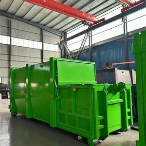 Đảm Bảo Chất Lượng Thông Minh Rác Máy Nén Trạm Thùng Rác Máy Nén Lực Đẩy 20 Tấn Điện Rác Nén - Product Image 3