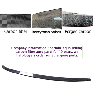 Aileron arrière en fibre de carbone style S pour A5 B8 B8.5 4 portes Sportback 8TA 2009-2017 - Product Image 4