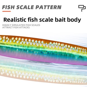 Esca Artificiale in Metallo Scamosciato a Forma di Piastra di Ferro Horse Brand per la Pesca in Mare da Barca, con Azione Rapida (Fast Jerk) e Lenta (Slow Shake) per Sgombro Spagnolo - Product Image 3
