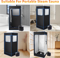 Machine à vapeur portable 3L à chauffage rapide pour sauna domestique, réglable en temps et en température, pour sauna à vapeur, thérapie de la tête, SPA, bain de vapeur