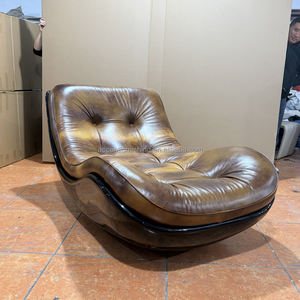 लिविंग रूम के लिए नए आगमन हाई एंड लक्जरी फ्राप चमड़े के सोफे रिक्लियर बेडरूम के लिए न्यूनतम आरामदायक एकल लाउंज कुर्सी - Product Image 5