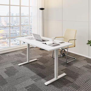 NBHY Factory Price Ergonomics Height Adjustable Standing Office <b>Desks</b> for Office Commercial Spaces Single Motor Sit Stand <b>Desk</b> - Product Image 1