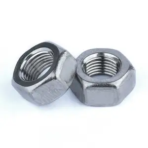 High Strength Stainless Steel Hex Heavy Nut SS 304 316 A2 A4 A194 2H Fine Thread Coarse Thread Heavy Hex Nut