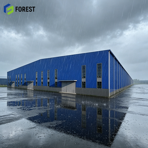 Edificio de taller de acero prefabricado con estructura de pórtico, antisísmico, de gran altura, para proyectos de almacenamiento comerciales ODM - Product Image 1