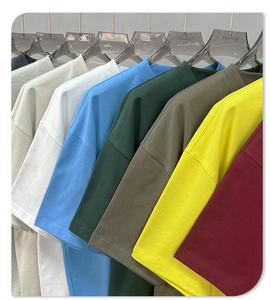 เสื้อยืด DTG พิมพ์ลายสกรีน สตรีทแวร์ ทรงบ็อกซี่ ผ้าคอตตอน 100% หนานุ่ม สำหรับผู้ชาย รับทำโลโก้ OEM ตามสั่ง - Product Image 4