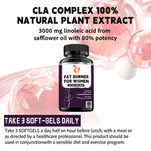 Quemador de Grasa para Mujeres en Cápsulas Blandas con Complejo CLA, Apoya la Pérdida de Peso, Control del Apetito, Aumenta el Metabolismo, Mejora el Rendimiento - Product Image 5