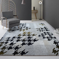 Tapis uni découpé fait à la main pour fabrication de bijoux, tapisserie simple et moderne, turquoise et gris, offre en ligne
