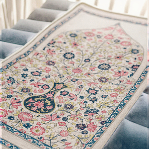 Kilim moderne persan d'art islamique personnalisé Motifs islamiques uniques pour animaux de compagnie réversibles de prière - Product Image 3