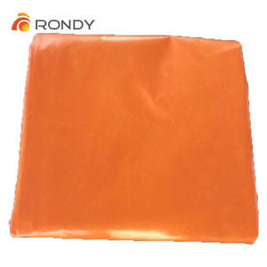 <span class=keywords><strong>Bâche</strong></span> pour soudage en fibre de verre enduite ignifuge PVC 6x8m Sac Autre tissu tissé imperméable pour voiture Orange 2m - Product Image 2