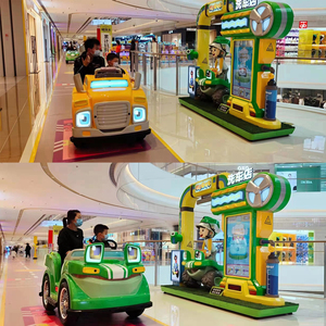 Enfants Animation <span class=keywords><strong>REV</strong></span> & ROLL Driving School Simulation Game Zone Machine de lavage de voiture à bulles pour enfants Espace extérieur - Product Image 1